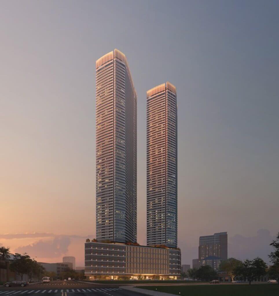 Exterior Tower (Dusk)